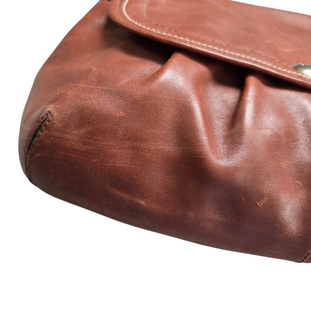 Coach Vintage Y2K Soho Pleated Flap Shoulder Bag Walnut - Picture 6 of 16